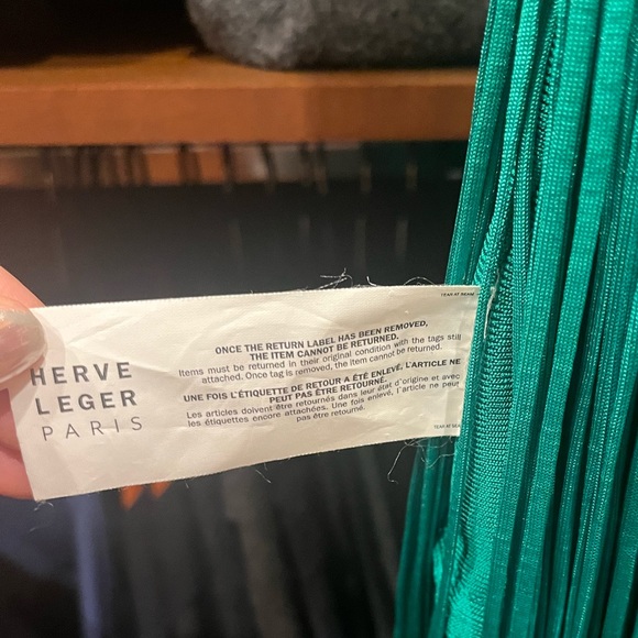 HERVÉ LÉGER Racer Fringe Mini Dress (NWT) - Picture 9 of 10